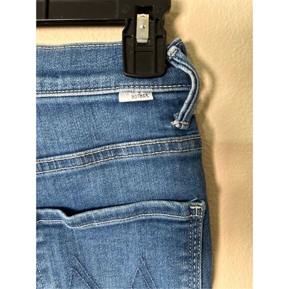 Mother Denim jeans The Swooner Ankle Fray sz 26 Taxi - Picture 7 of 11